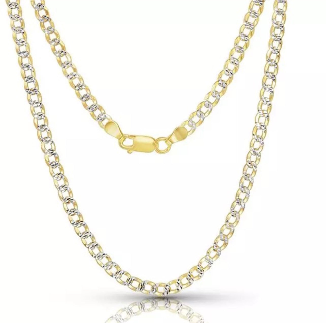 CUBAN CHAIN TWO TONE