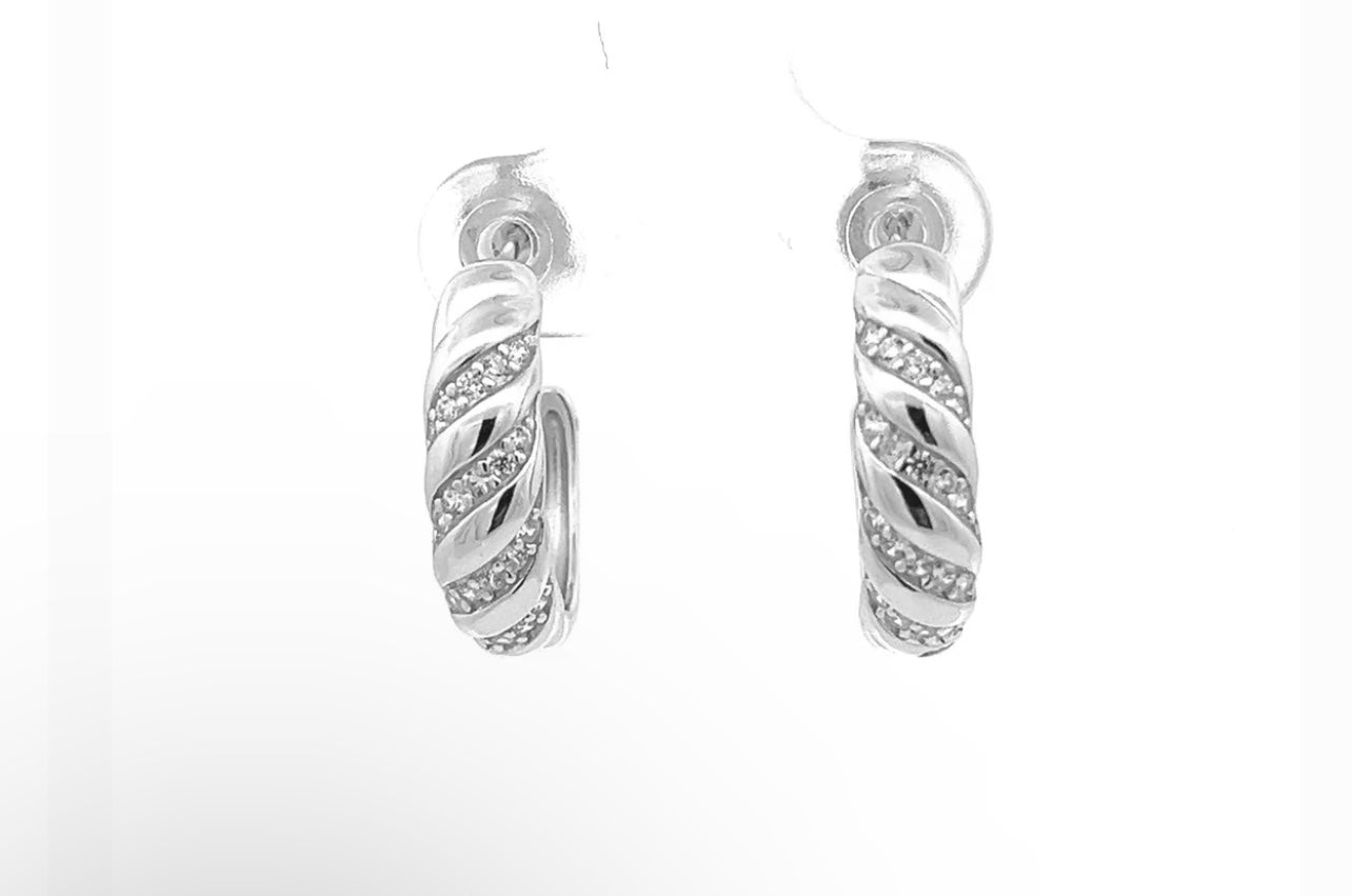 FASHION SILVER HOOP
