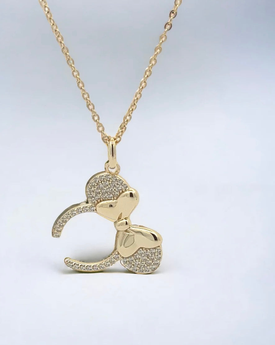 MINIE MOUSE NECKLACE