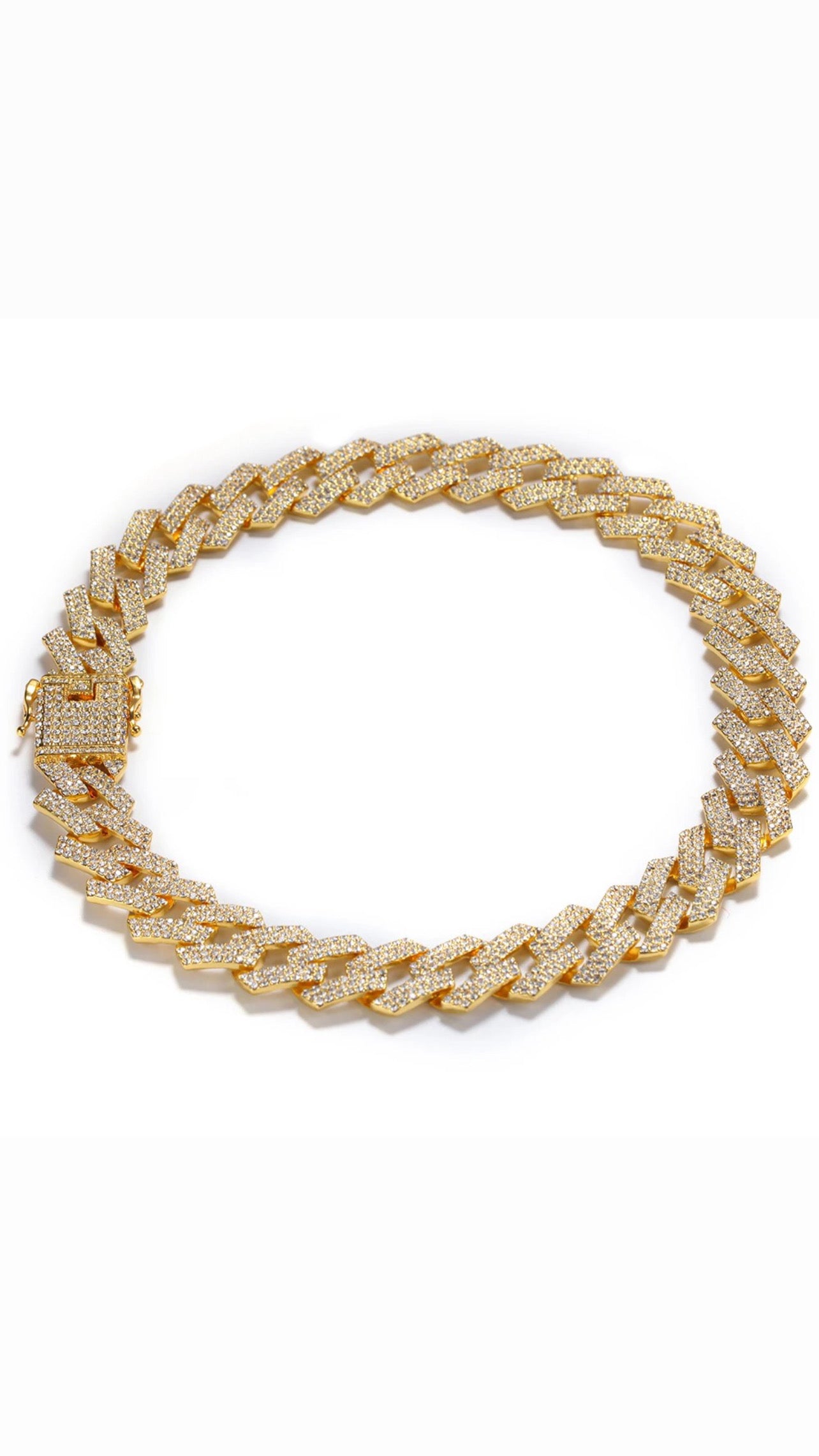 CHUKI CUBAN LINK GOLD NECKLACE