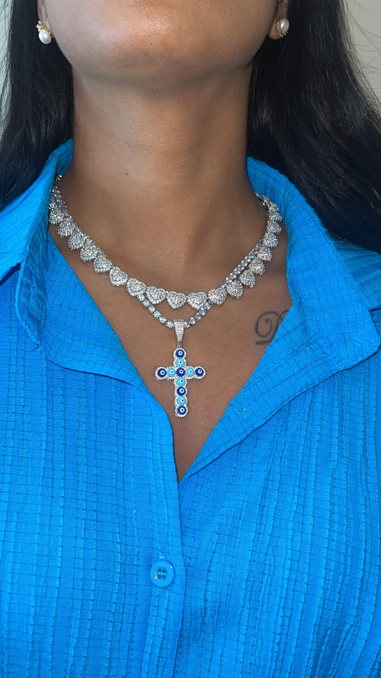 LOVE SILVER HEART NECKLACE