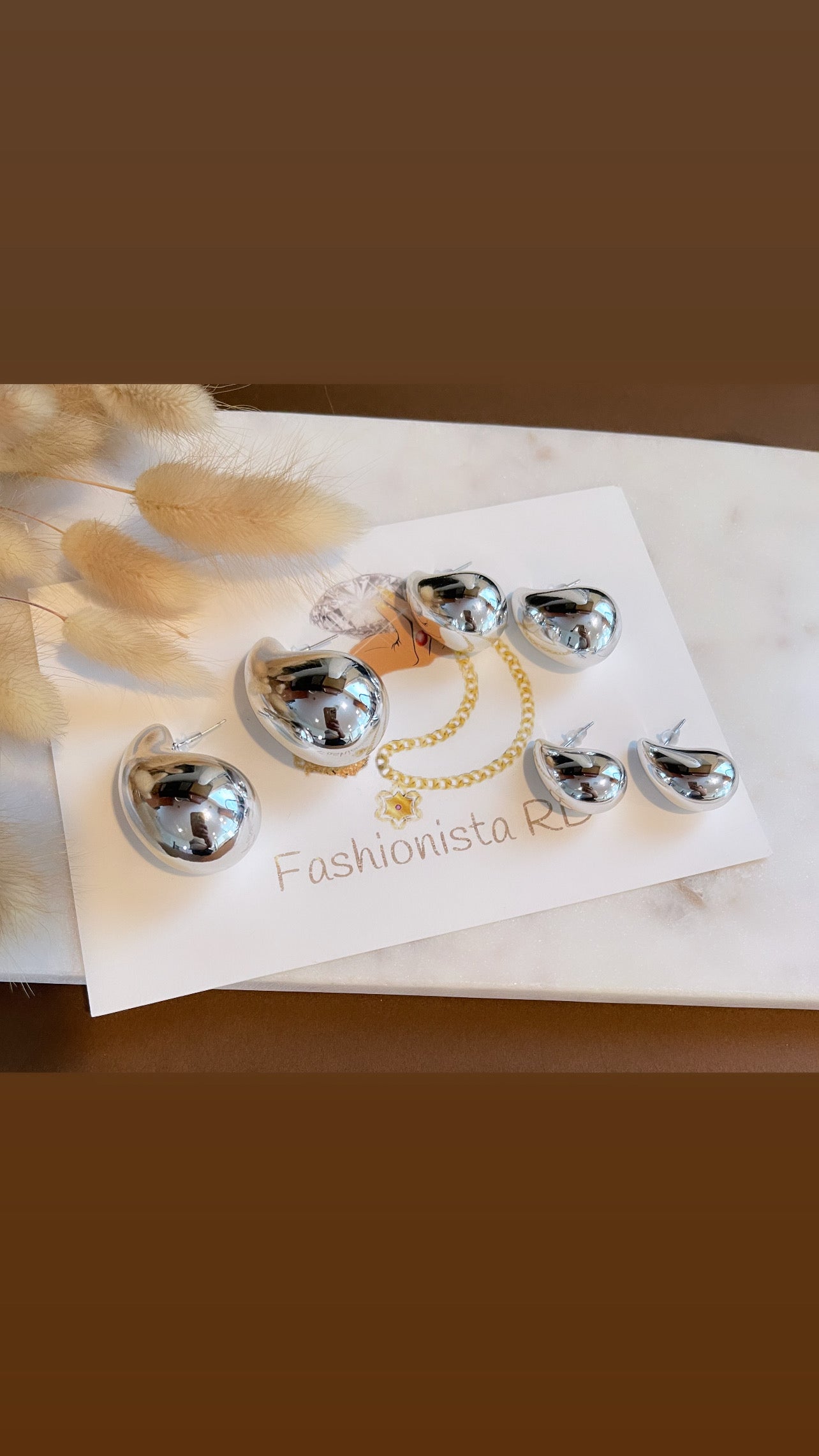 GOTA SILVER EARRINGS