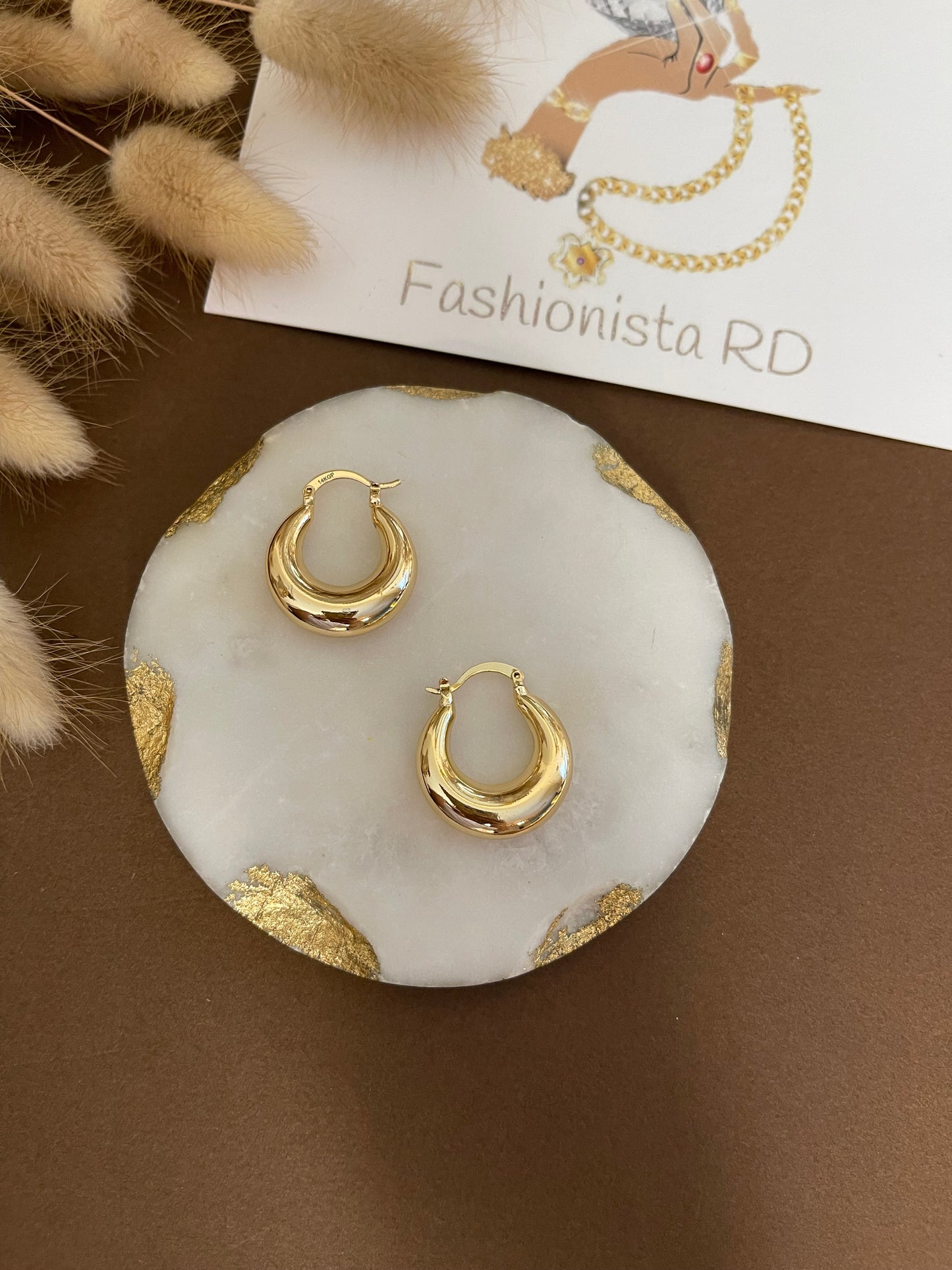 SALLY GOLD HOOP