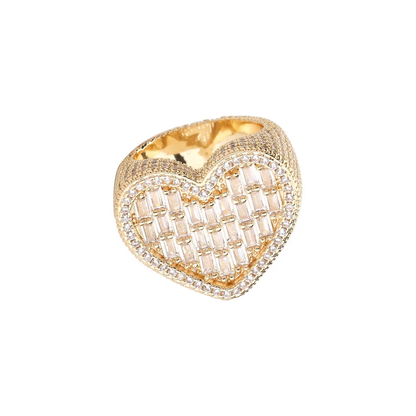 HEART GOLD RING