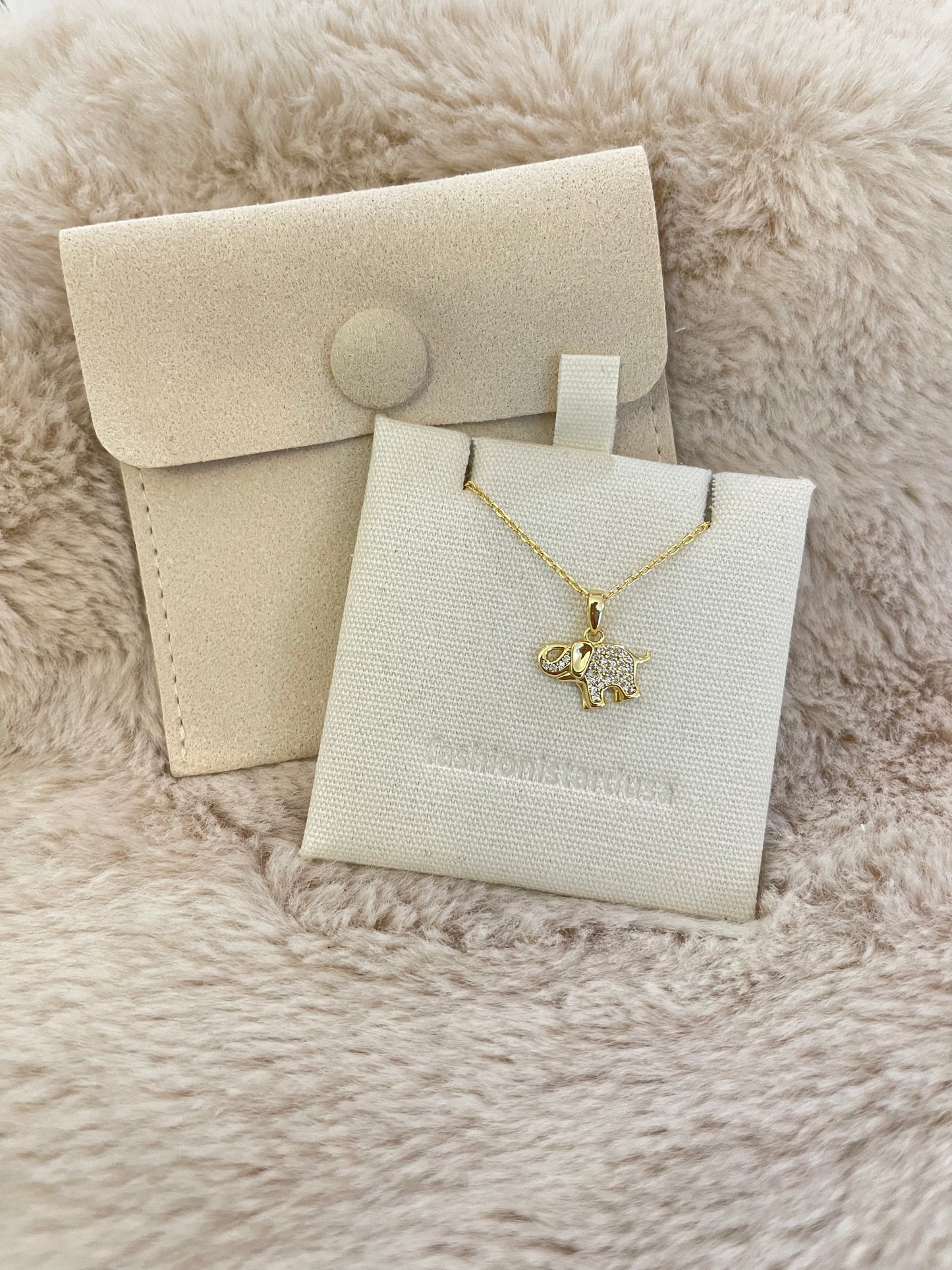 LITTLE GOLD ELEPHANT NECKLACE