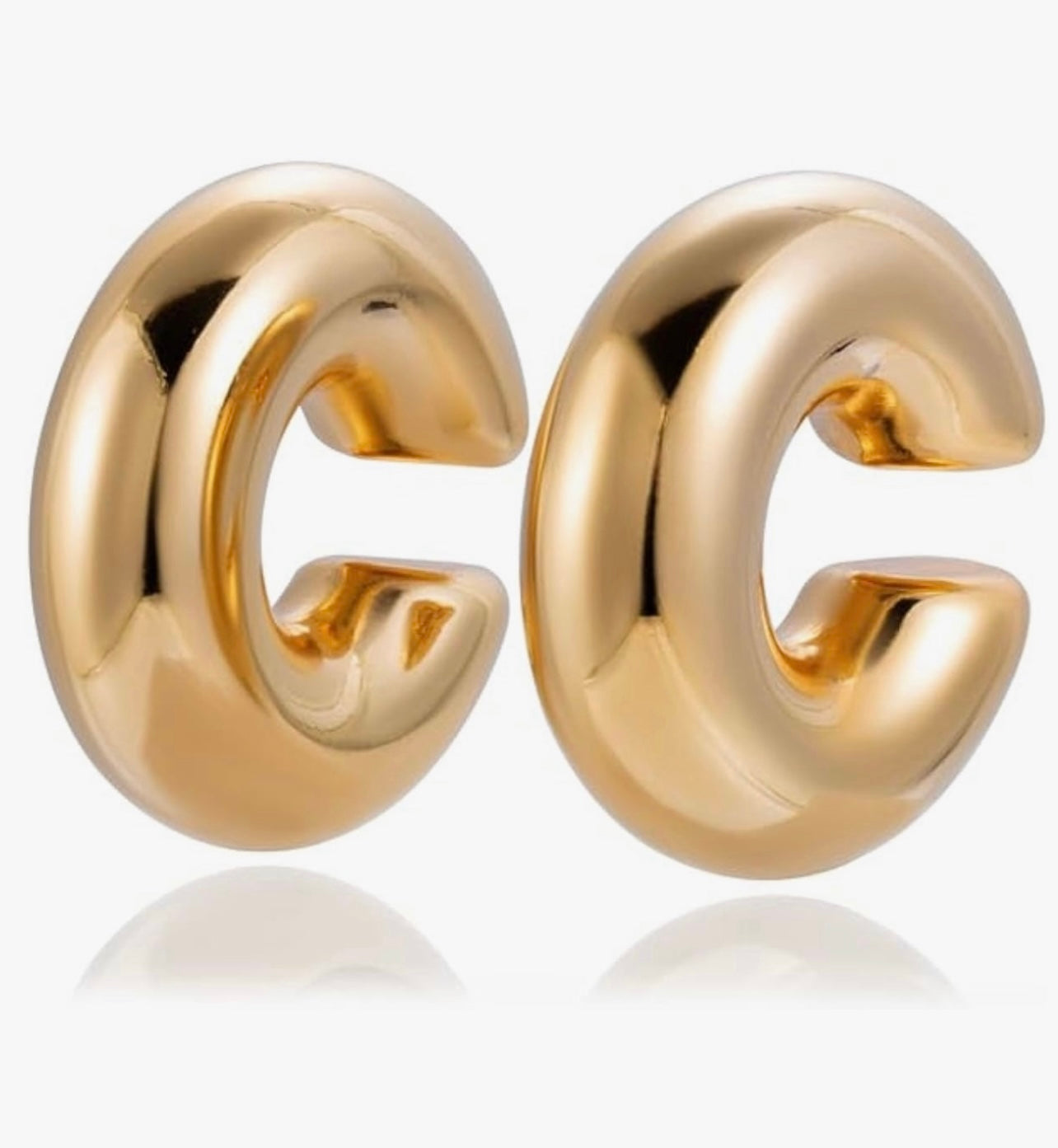 GOLD CUFF EARRINGS
