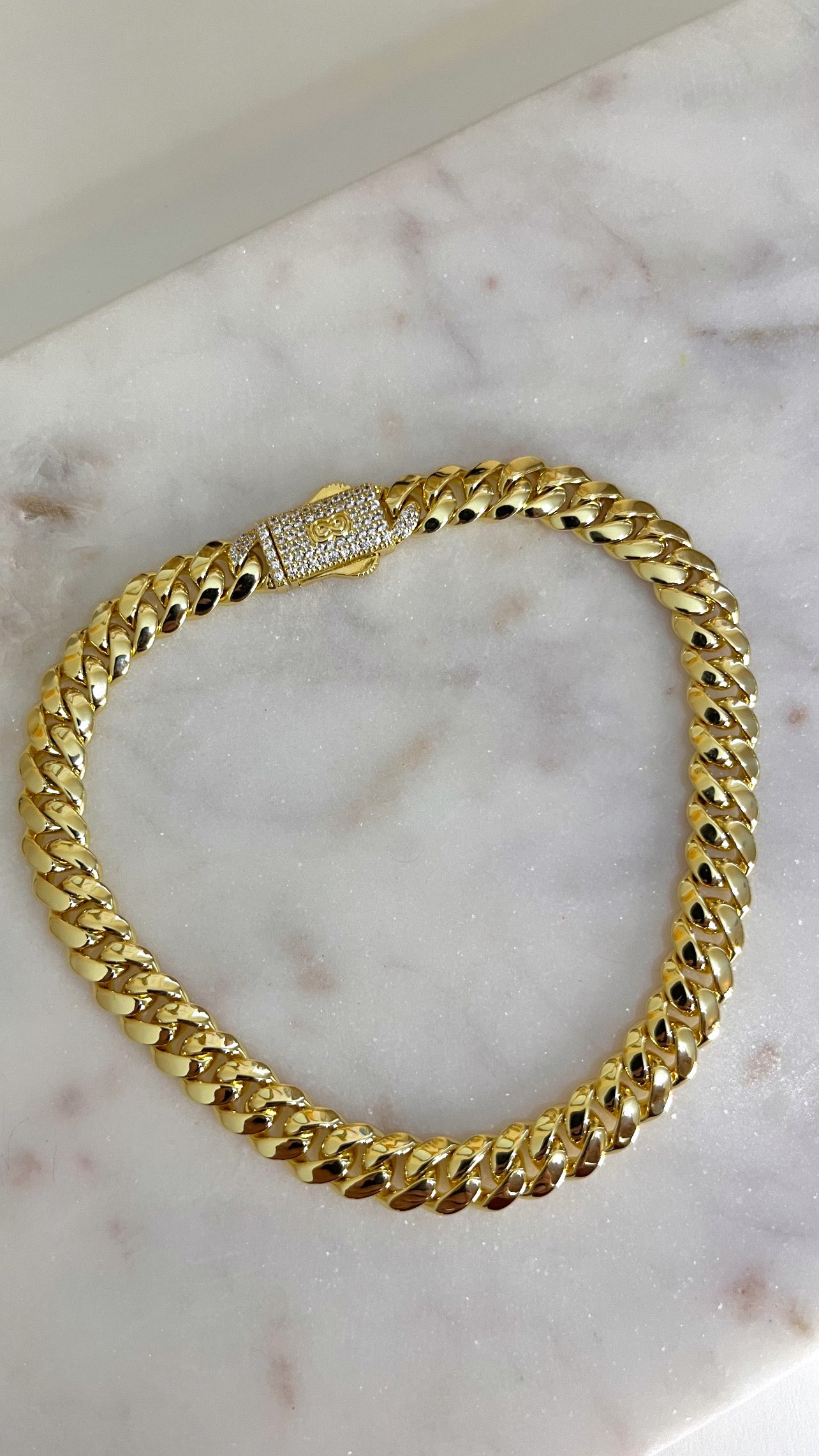 CUBAN LINK ANKLET