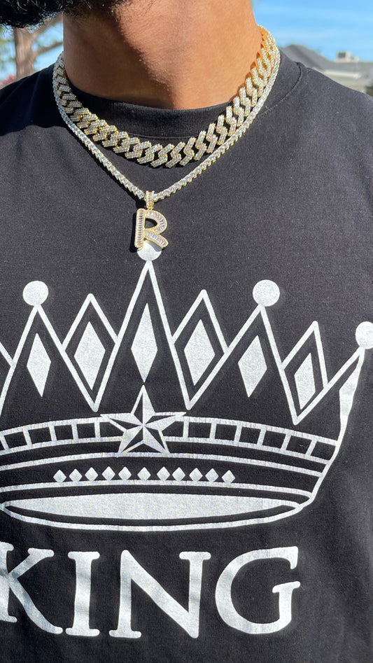 GOLD CUBAN ICE NECKLACE