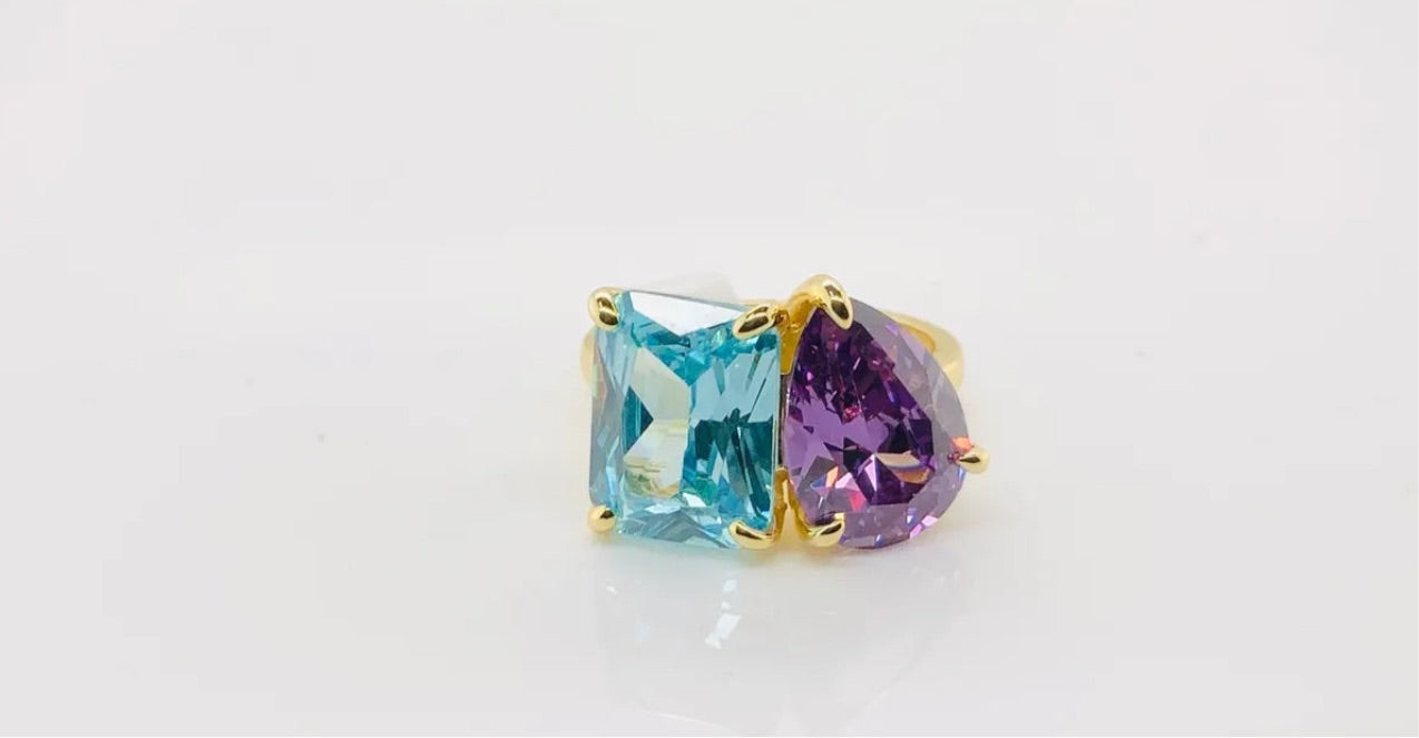 CRYSTAL COLORS RINGS