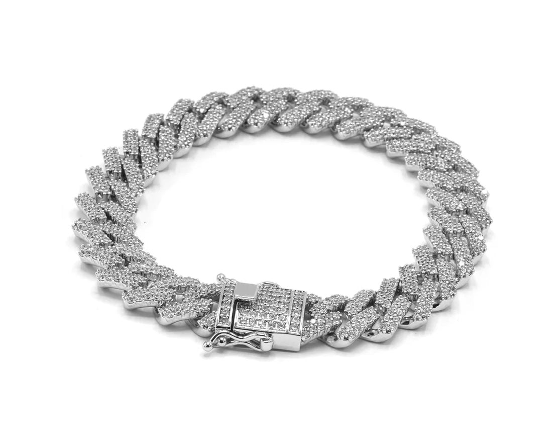 CHUKI CUBAN SILVER BRACELET