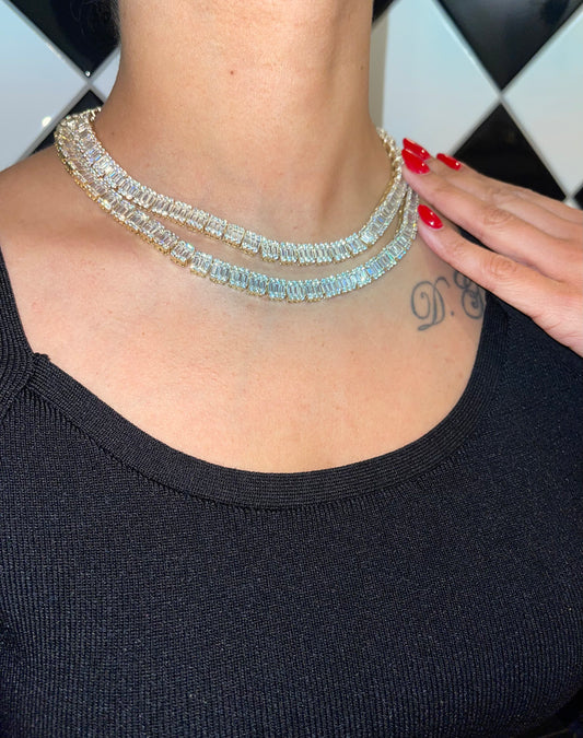 BRIANTE DIAMOND GOLD NECKLACE