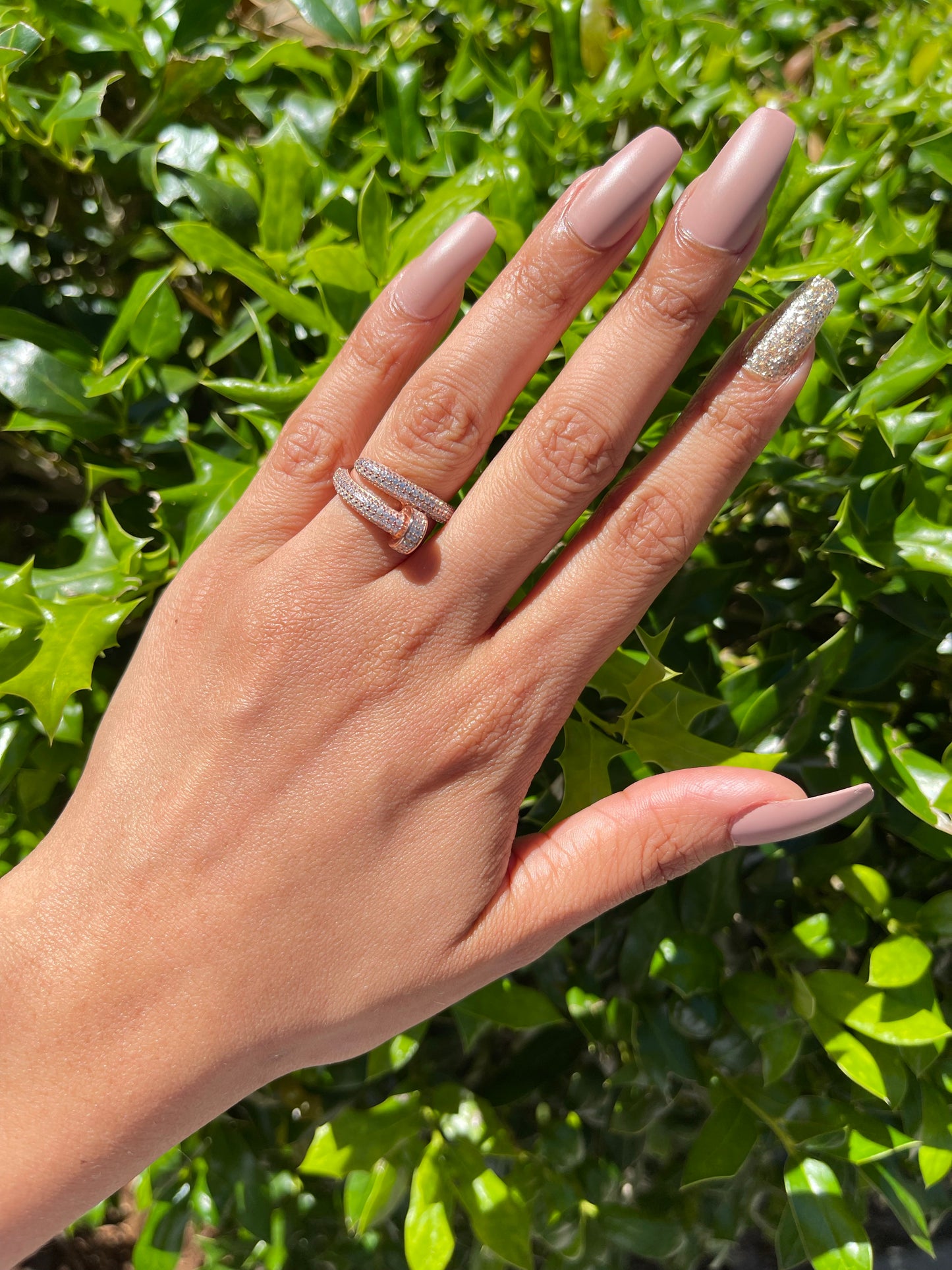 ROSE GOLD CLAVO RING