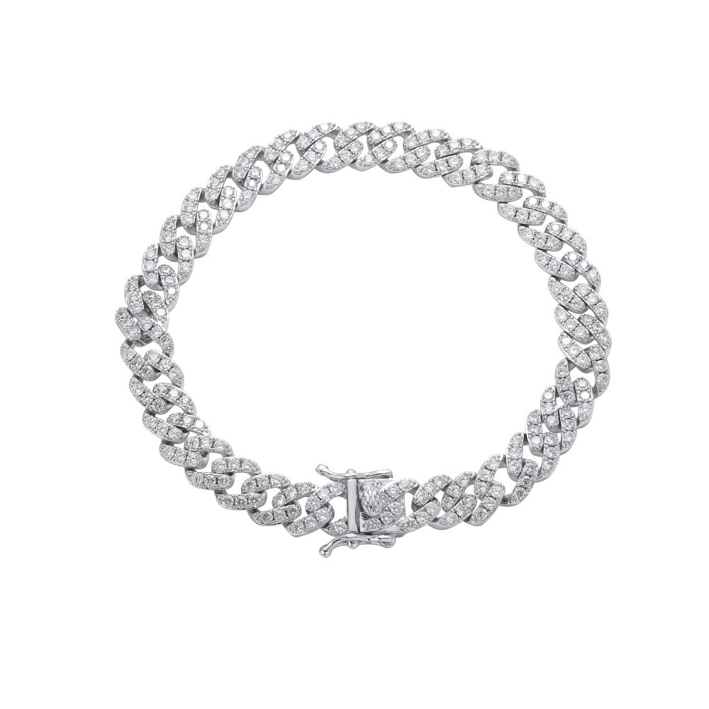 CUBAN LINK ANKLET SILVER