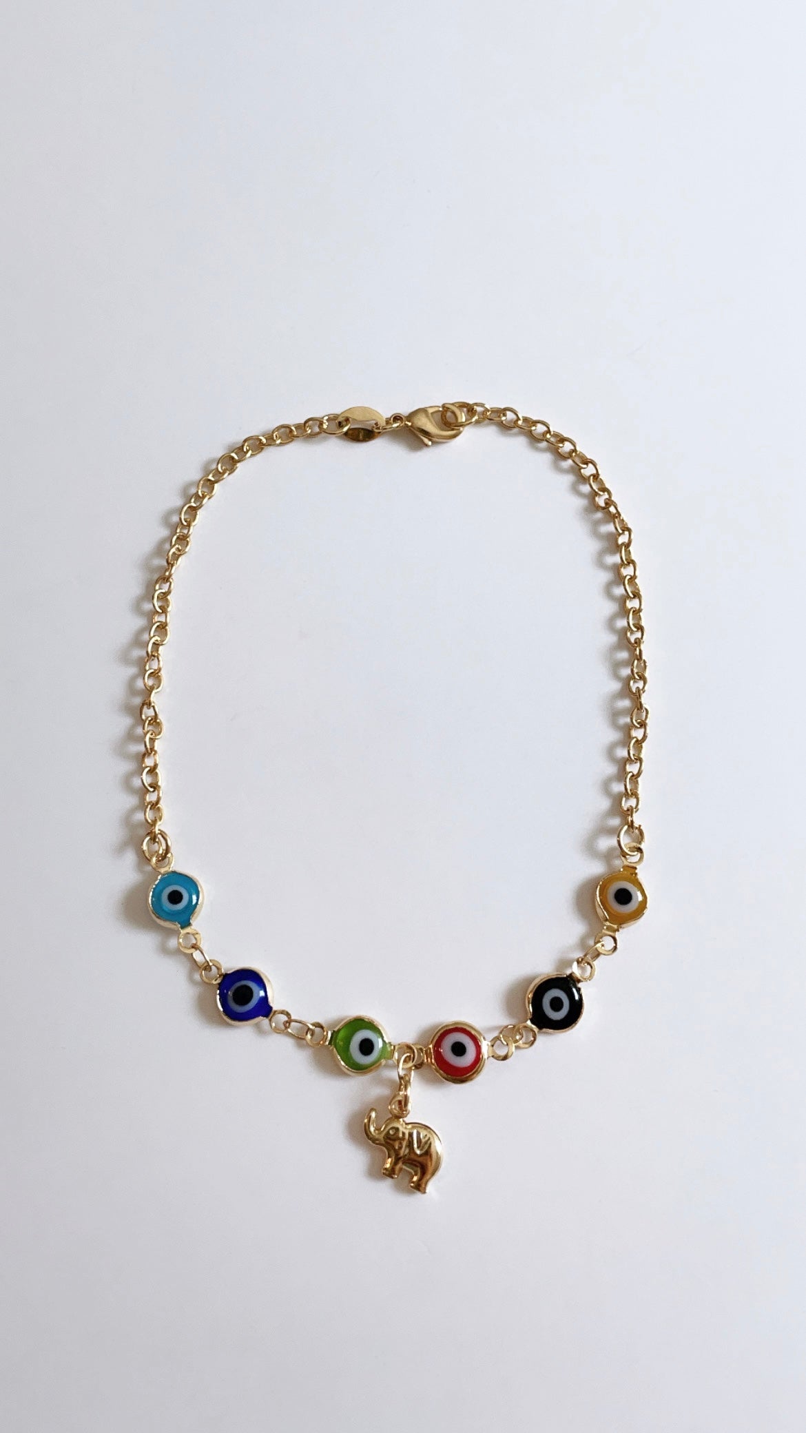 ELEPHANT EYE LINK ANKLET