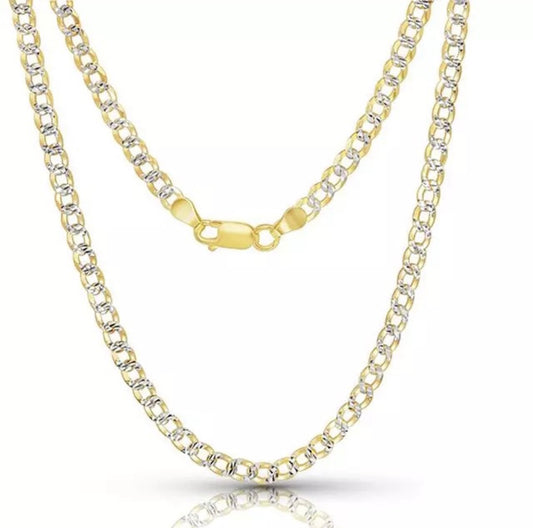 CUBAN CHAIN TWO TONE