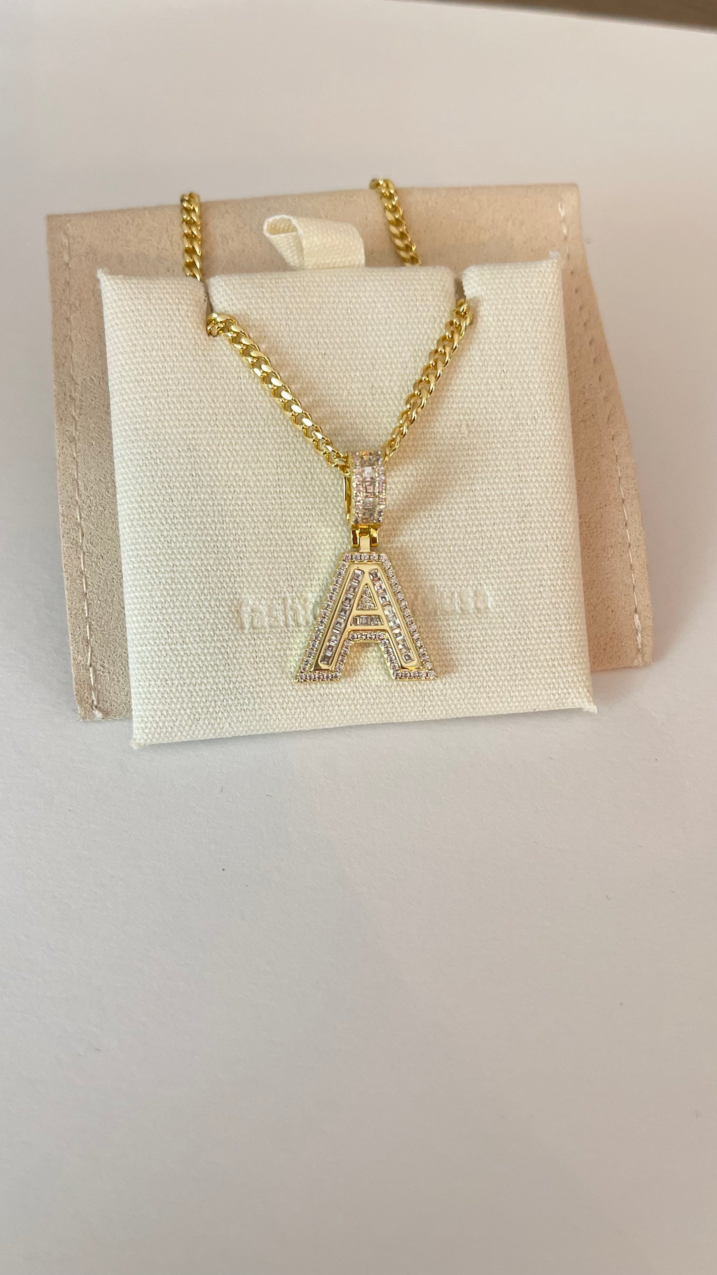 A LETTER NECKLACE