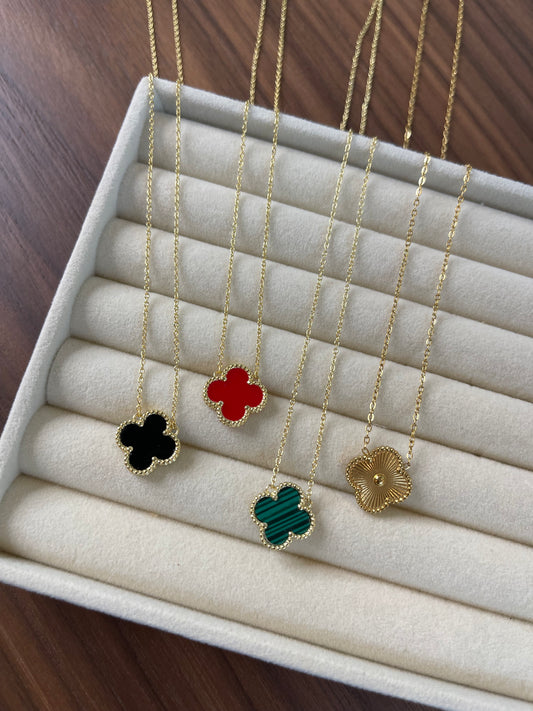 SOLITO CLEEF GOLD NECKLACE