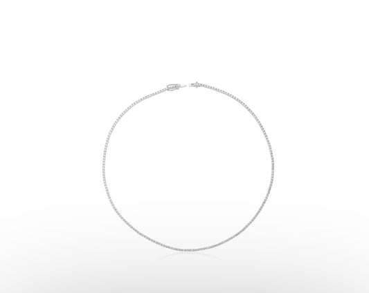 2MM TENNIS ICE NECKLACE