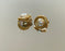 CLIP GOLD PEARL EARRING