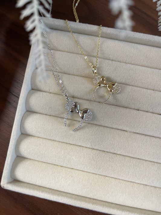MINIE MOUSE NECKLACE