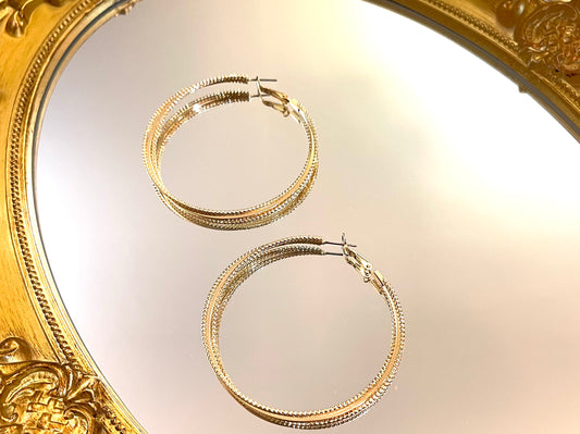 PARIS GOLD HOOP