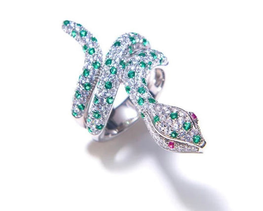 SERPIENTE SILVER RING