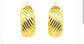 GOLD CROISSANT HOOPS