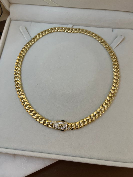 8MM GOLD CUBAN CHOKER