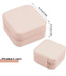 BABY PINK PORTABLE TRAVEL MINI JEWELRY BOX