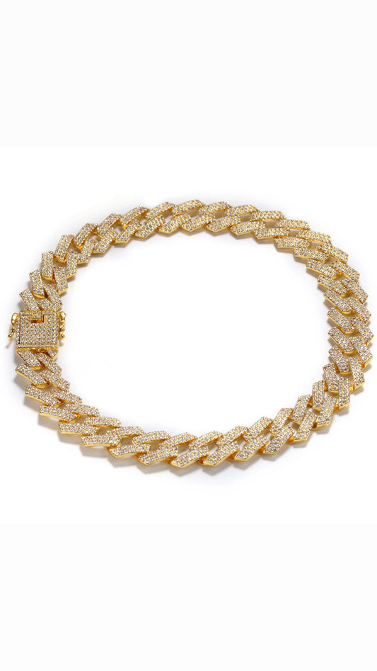 CHUKI CUBAN LINK GOLD NECKLACE