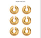 GOLD CUFF EARRINGS
