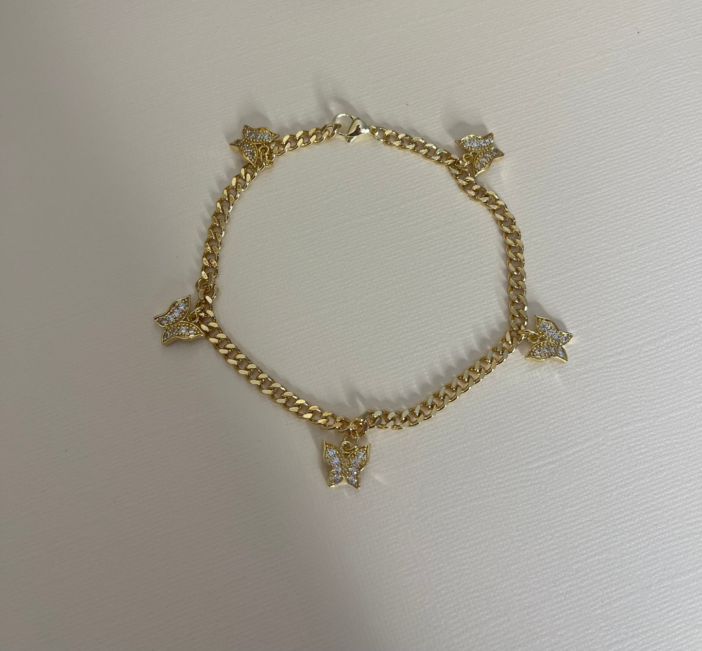 CUBAN BUTTERFLY ANKLET