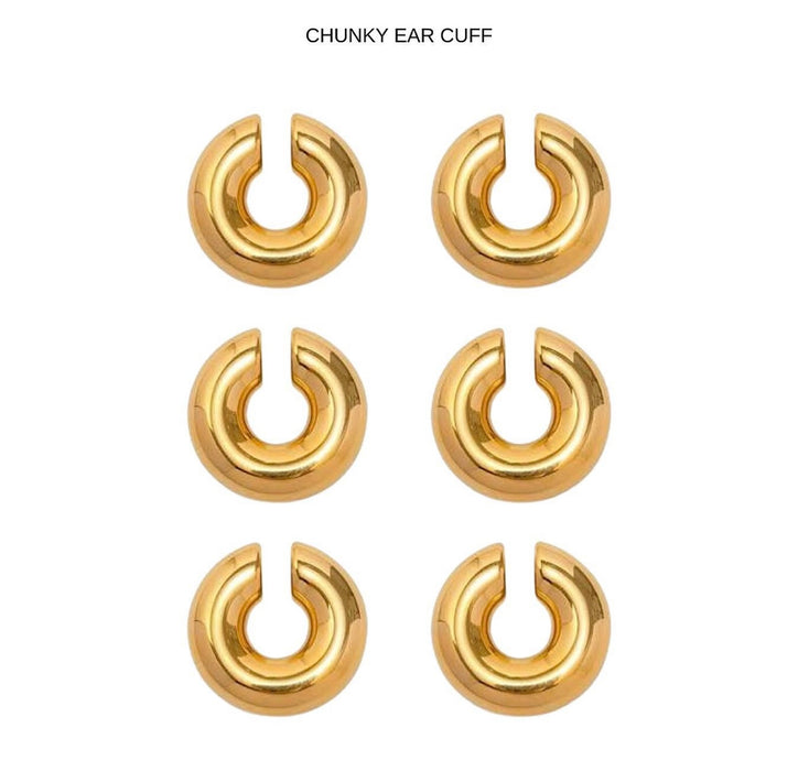 CHUNKI EAR  GOLD CUFF