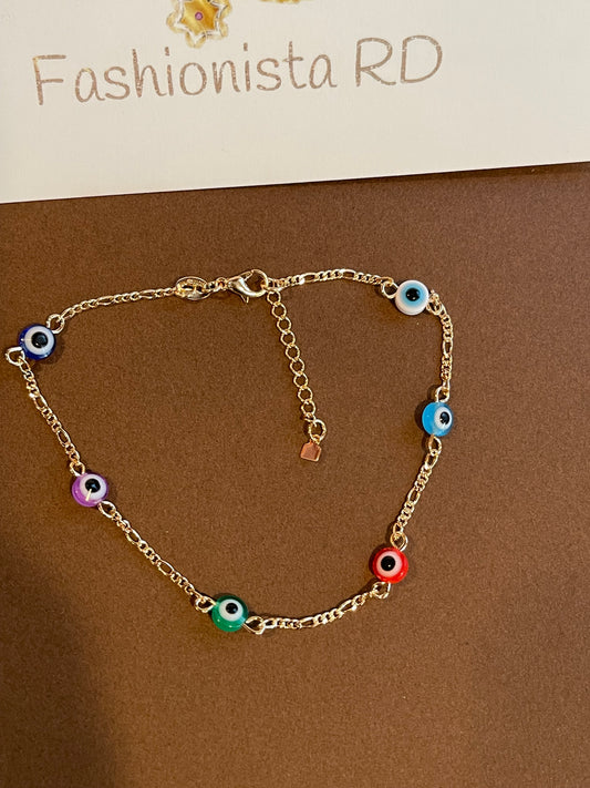 NEW EVIL EYE ANKLET