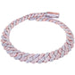 TWO TONE CUBAN NECKLACE