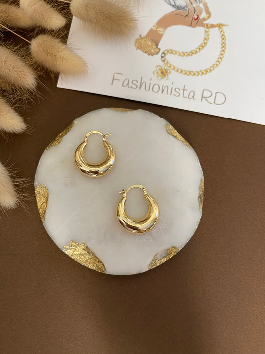 SALLY GOLD HOOP
