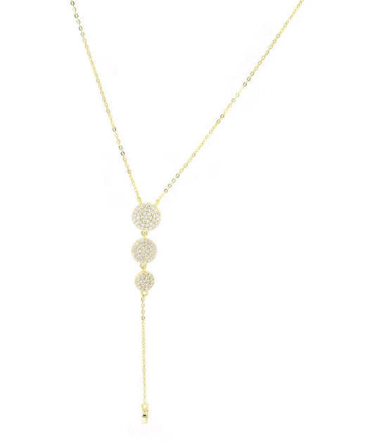 AMANDA CIRLCE LONG NECKLACE