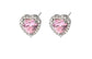 PINK SILVER EARRING
