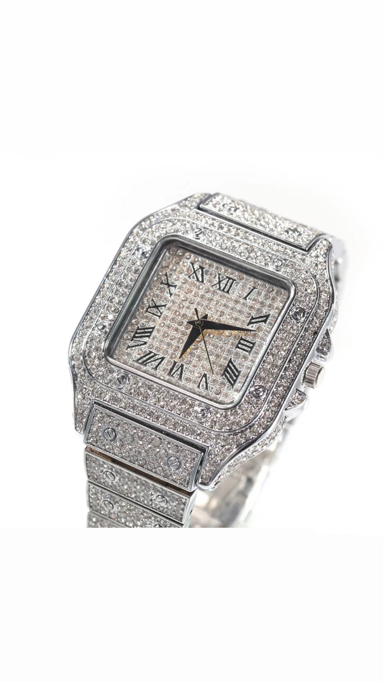 GILT SILVER ICE WATCH