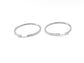 CLASSIC SILVER HOOPS