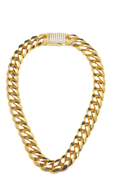 CUBAN SOLID NECKLACE