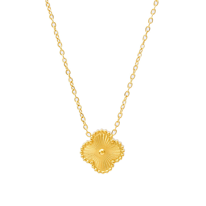 GOLD CLEFF NECKLACE