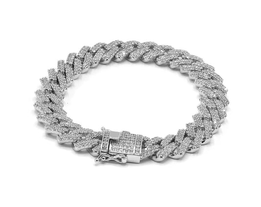 CHUKI CUBAN SILVER BRACELET