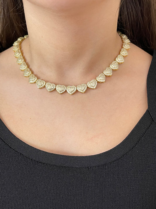 HEART GOLD NECKLACE