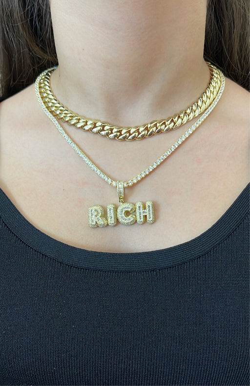 TENNIS ICE RICH NECKLACE