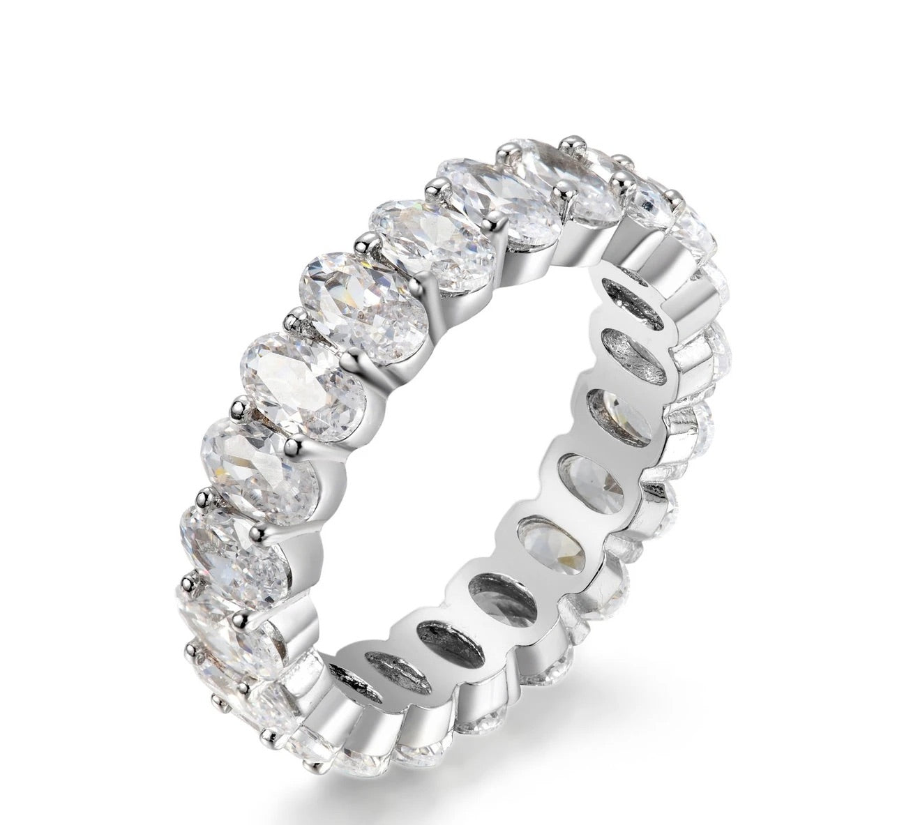 KYLIE OVAL SILVER