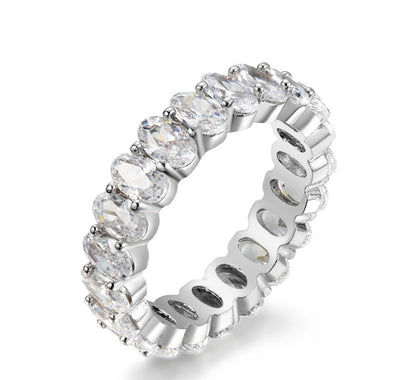 KYLIE OVAL SILVER