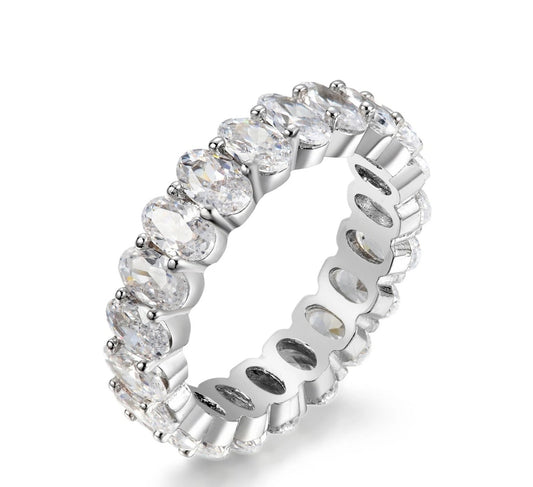 KYLIE OVAL SILVER