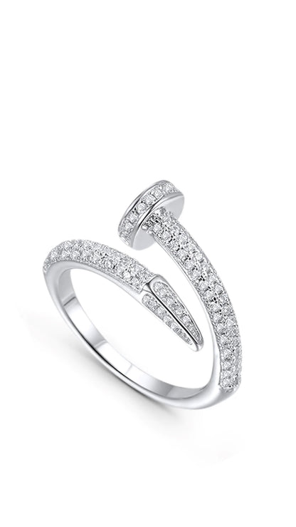 CLAVO SILVER RING
