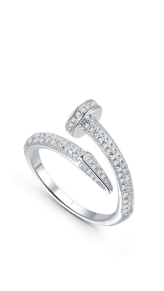 CLAVO SILVER RING